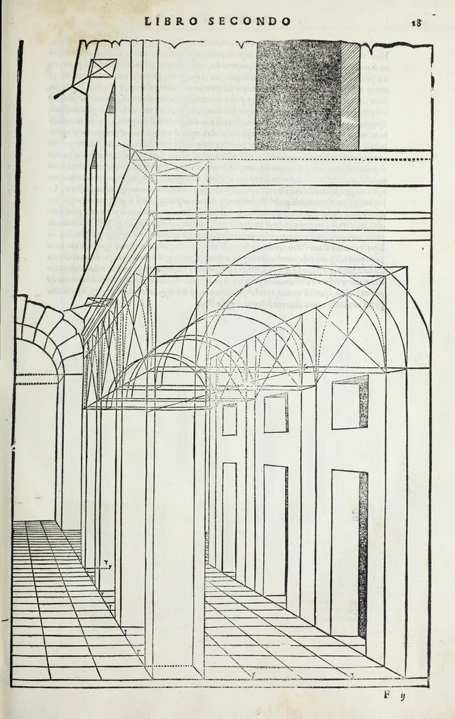 An illustration from Il primo[-secondo] libro d'architettura, 1551, leaf 71