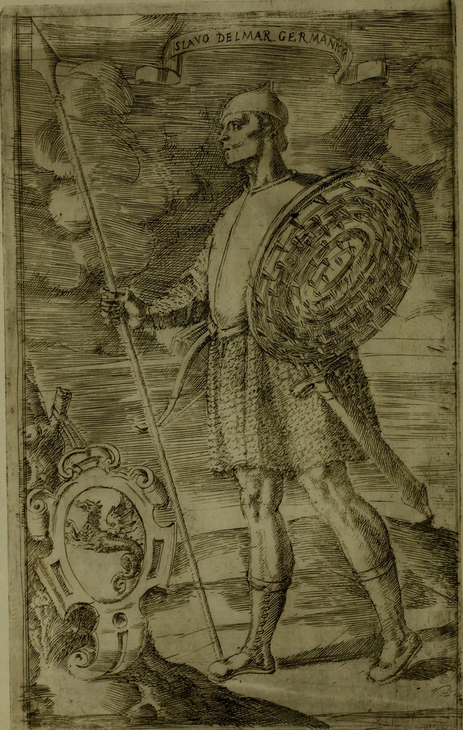 An illustration from Il regno de gli Slavi, hoggi correttamente detti schiavoni, 1601, leaf 19
