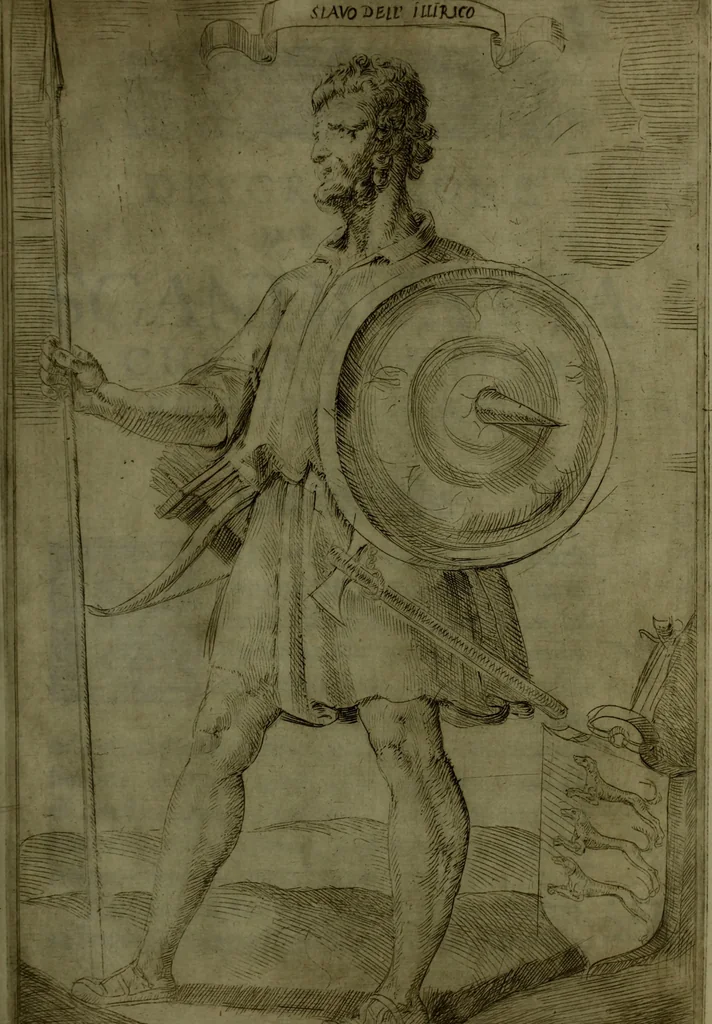 An illustration from Il regno de gli Slavi, hoggi correttamente detti schiavoni, 1601, leaf 20