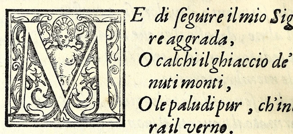 An illustration from Il re Torrismondo : tragedia, 1587, leaf 58