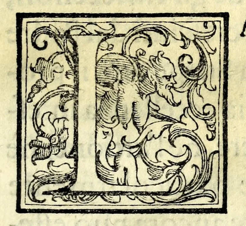 An illustration from Il re Torrismondo : tragedia, 1587, leaf 7