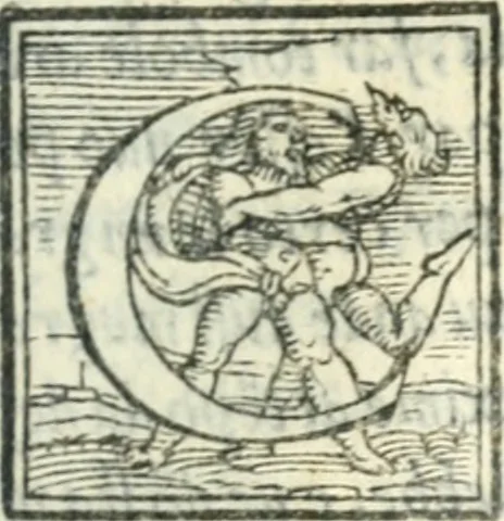 An illustration from Il rimanente de le piacevole, et ingeniose lettere indirizzate a diuersi, con bellissime argutie. Sotto varii, et sottilissimi discorsi, dechiarati, 1557, leaf 102