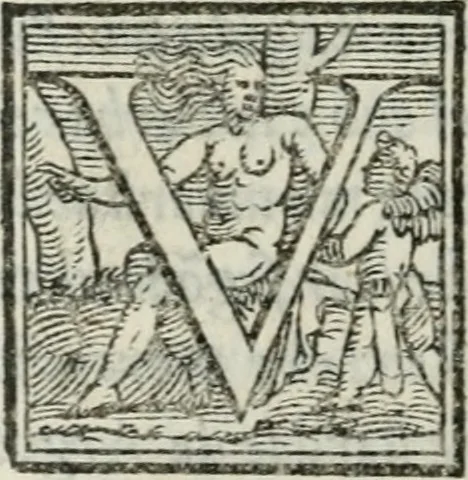 An illustration from Il rimanente de le piacevole, et ingeniose lettere indirizzate a diuersi, con bellissime argutie. Sotto varii, et sottilissimi discorsi, dechiarati, 1557, leaf 11