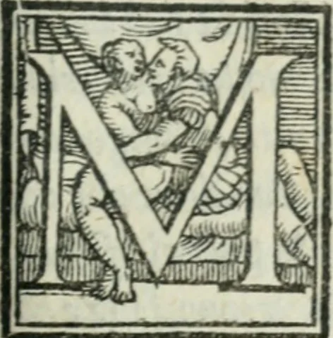 An illustration from Il rimanente de le piacevole, et ingeniose lettere indirizzate a diuersi, con bellissime argutie. Sotto varii, et sottilissimi discorsi, dechiarati, 1557, leaf 40