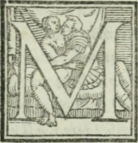 An illustration from Il rimanente de le piacevole, et ingeniose lettere indirizzate a diuersi, con bellissime argutie. Sotto varii, et sottilissimi discorsi, dechiarati, 1557, leaf 46