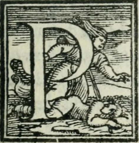 An illustration from Il rimanente de le piacevole, et ingeniose lettere indirizzate a diuersi, con bellissime argutie. Sotto varii, et sottilissimi discorsi, dechiarati, 1557, leaf 48