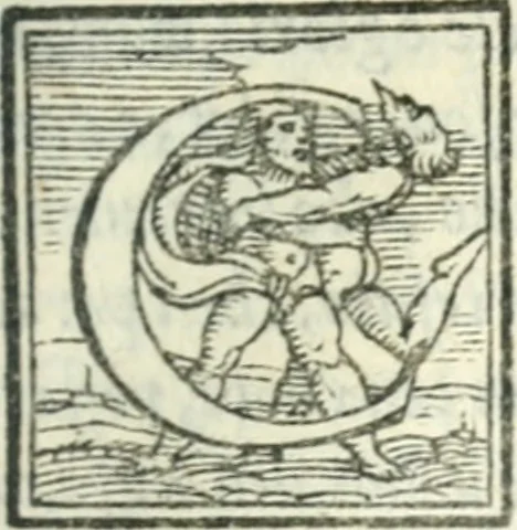 An illustration from Il rimanente de le piacevole, et ingeniose lettere indirizzate a diuersi, con bellissime argutie. Sotto varii, et sottilissimi discorsi, dechiarati, 1557, leaf 74