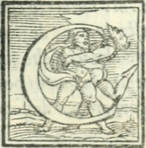 An illustration from Il rimanente de le piacevole, et ingeniose lettere indirizzate a diuersi, con bellissime argutie. Sotto varii, et sottilissimi discorsi, dechiarati, 1557, leaf 76
