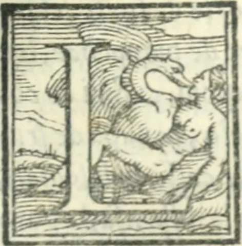 An illustration from Il rimanente de le piacevole, et ingeniose lettere indirizzate a diuersi, con bellissime argutie. Sotto varii, et sottilissimi discorsi, dechiarati, 1557, leaf 82