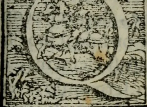 An illustration from Il riposo di Raffaello Borghini, in cvi della pittvra, e della scultura si fauella, de'piu illustri pittori, e scultori, et delle piu famose opere loro si fa mentione; e le cose principali appartenenti à dette arti s'insegnano, 1584, leaf 52