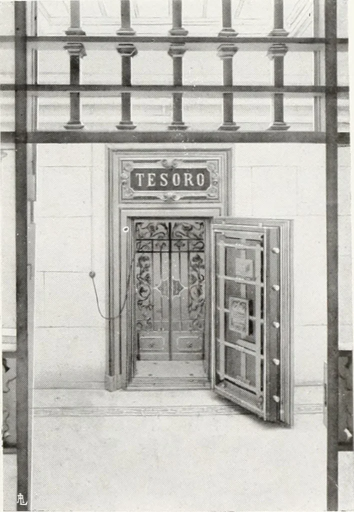 An illustration from Il ristauro dello storico Palazzo Bellini in Novara, ora sede della Banca Popolare, 1908, leaf 10