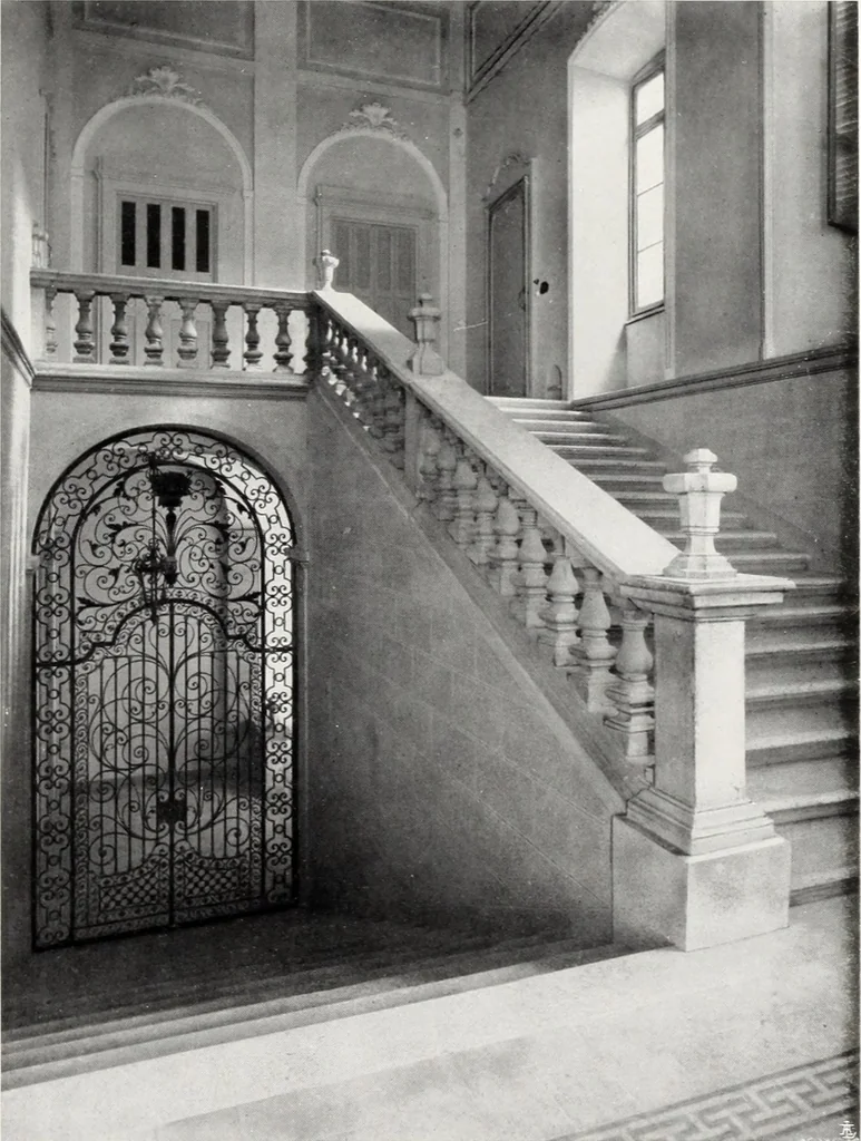 An illustration from Il ristauro dello storico Palazzo Bellini in Novara, ora sede della Banca Popolare, 1908, leaf 16