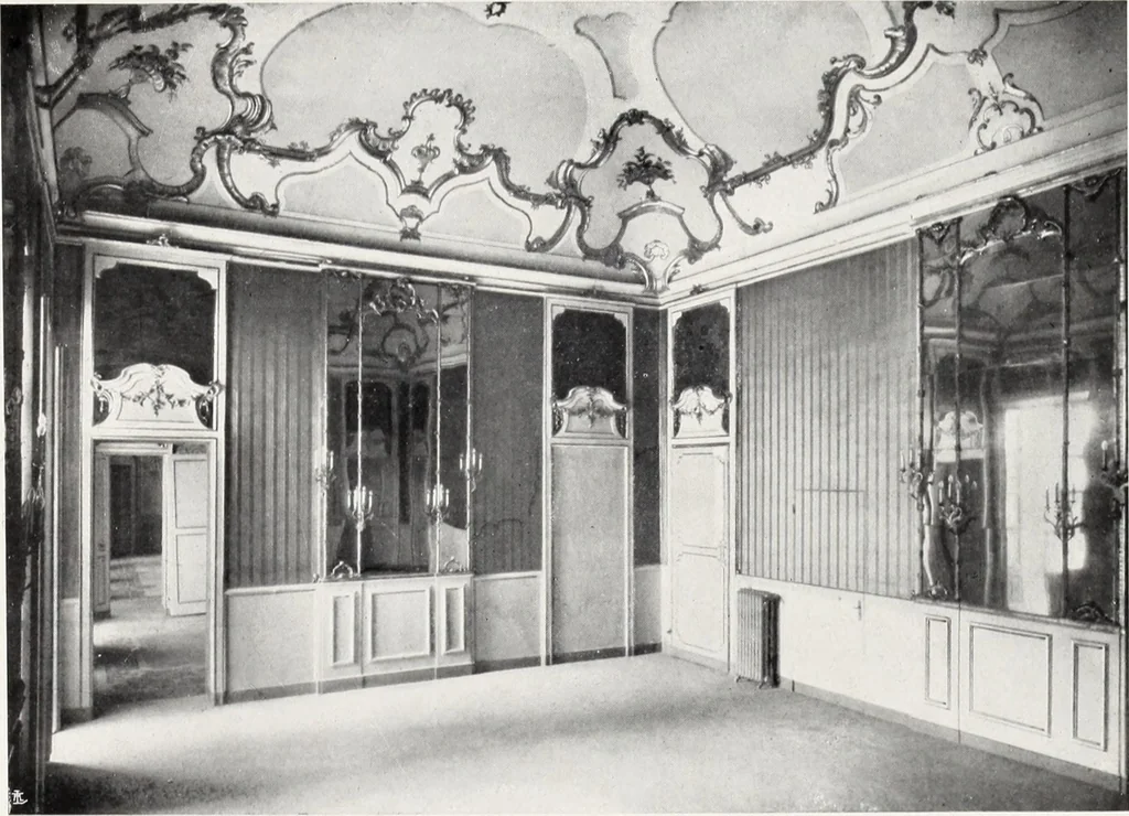 An illustration from Il ristauro dello storico Palazzo Bellini in Novara, ora sede della Banca Popolare, 1908, leaf 24