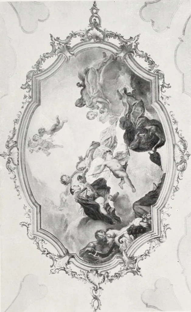 An illustration from Il ristauro dello storico Palazzo Bellini in Novara, ora sede della Banca Popolare, 1908, leaf 26