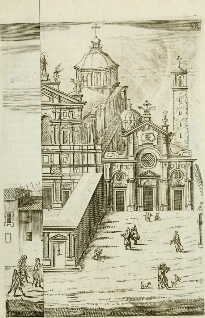 An illustration from Il ritratto di Milano : diuiso in tre libri, 1674, leaf 100