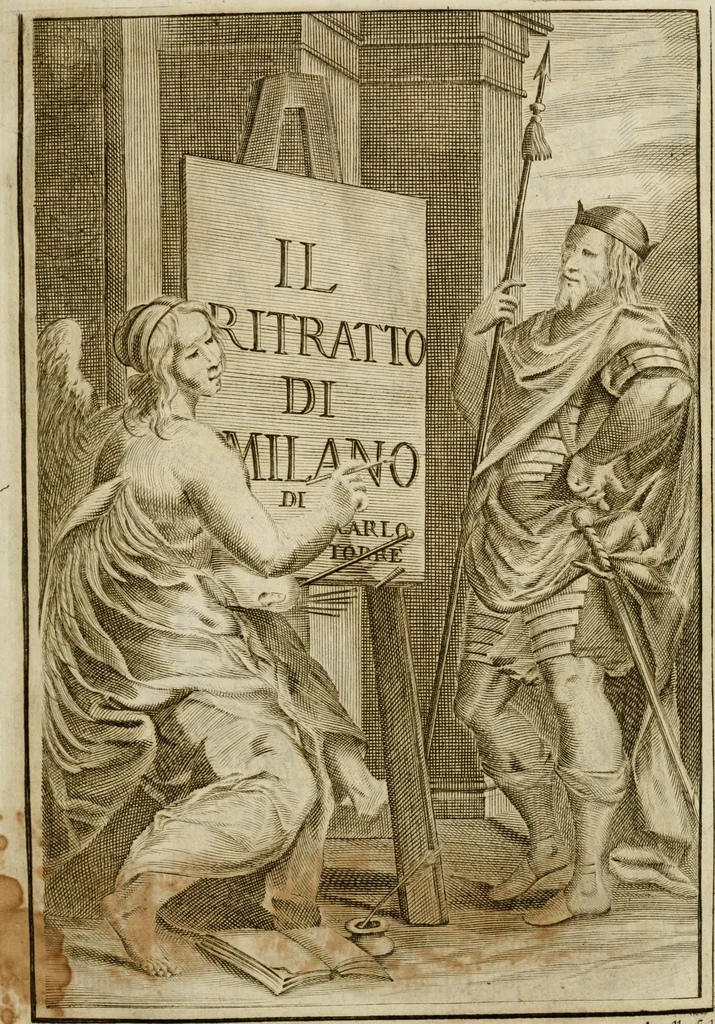 An illustration from Il ritratto di Milano : diuiso in tre libri, 1674, leaf 4