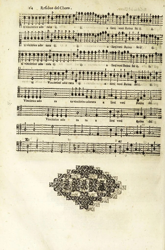 An illustration from Il S. Alessio : dramma mvsicale ..., 1634, leaf 34