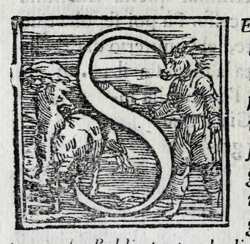 An illustration from Il santoario di Parma doue si hanno tutte le vite de' corpi santi, & de' beati, 1593, leaf 38