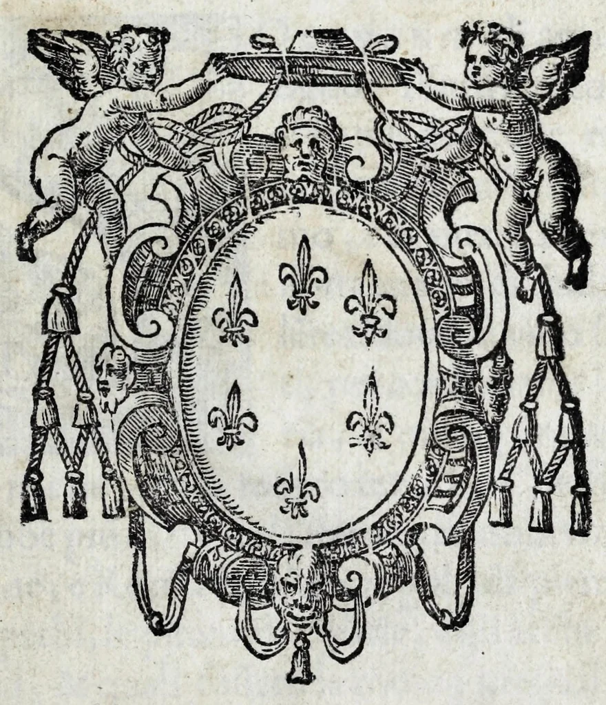 An illustration from Il santoario di Parma doue si hanno tutte le vite de' corpi santi, & de' beati, 1593, leaf 5