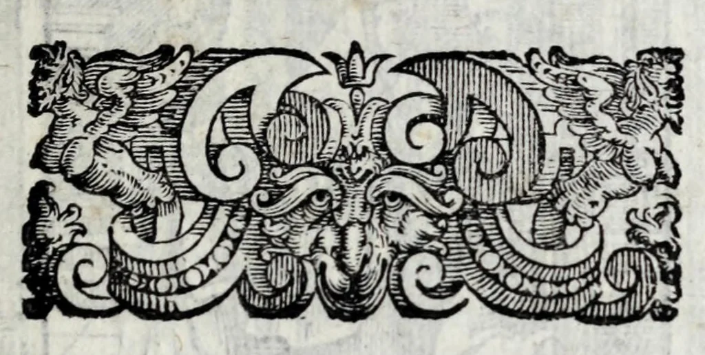 An illustration from Il santoario di Parma doue si hanno tutte le vite de' corpi santi, & de' beati, 1593, leaf 61