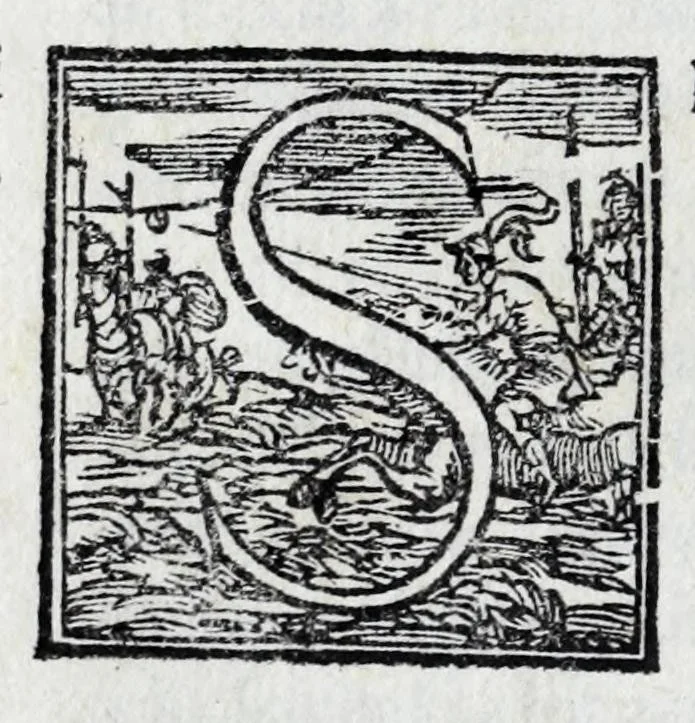 An illustration from Il santoario di Parma doue si hanno tutte le vite de' corpi santi, & de' beati, 1593, leaf 62