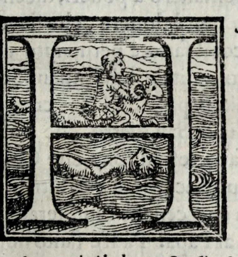An illustration from Il santoario di Parma doue si hanno tutte le vite de' corpi santi, & de' beati, 1593, leaf 67