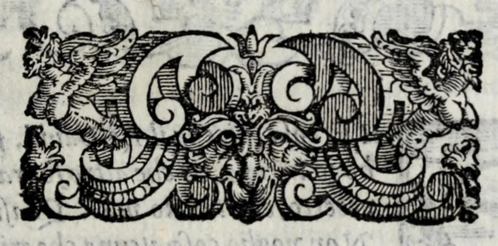 An illustration from Il santoario di Parma doue si hanno tutte le vite de' corpi santi, & de' beati, 1593, leaf 71