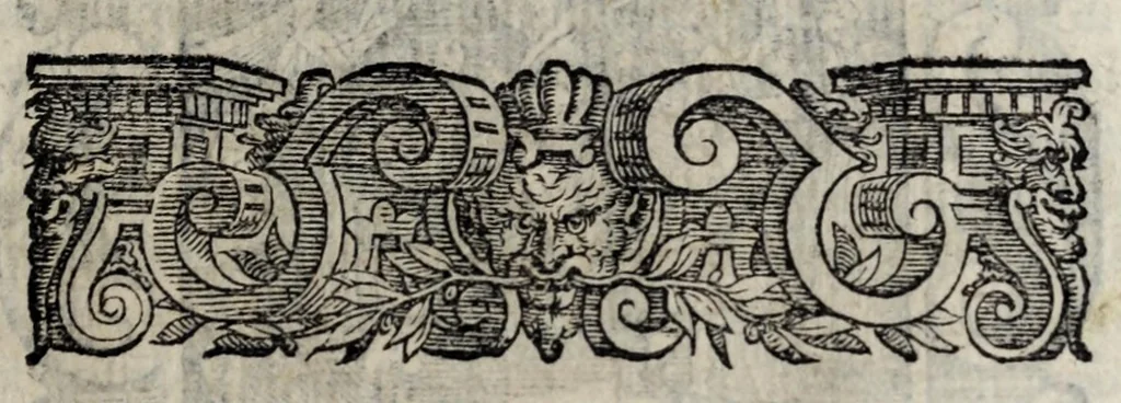 An illustration from Il santoario di Parma doue si hanno tutte le vite de' corpi santi, & de' beati, 1593, leaf 77