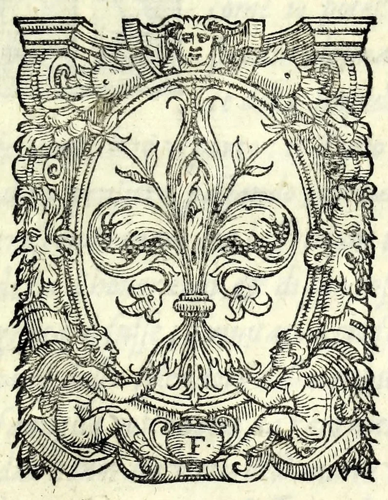 An illustration from Il sensale : comedia, 1561, leaf 5