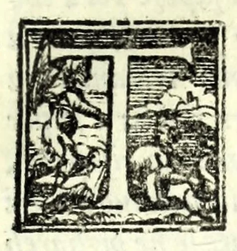 An illustration from Il servo fedele : comedia nvova, 1586, leaf 15