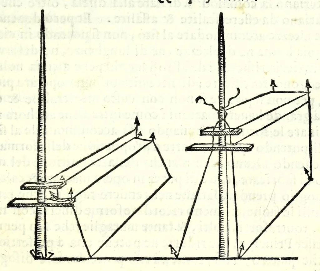 An illustration from Il soldato, 1570, leaf 213