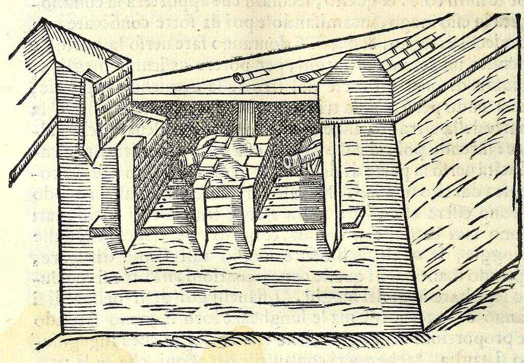 An illustration from Il soldato, 1570, leaf 250