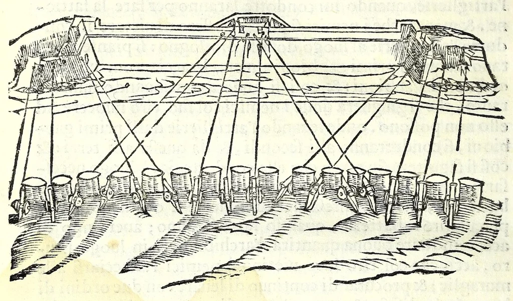 An illustration from Il soldato, 1570, leaf 266