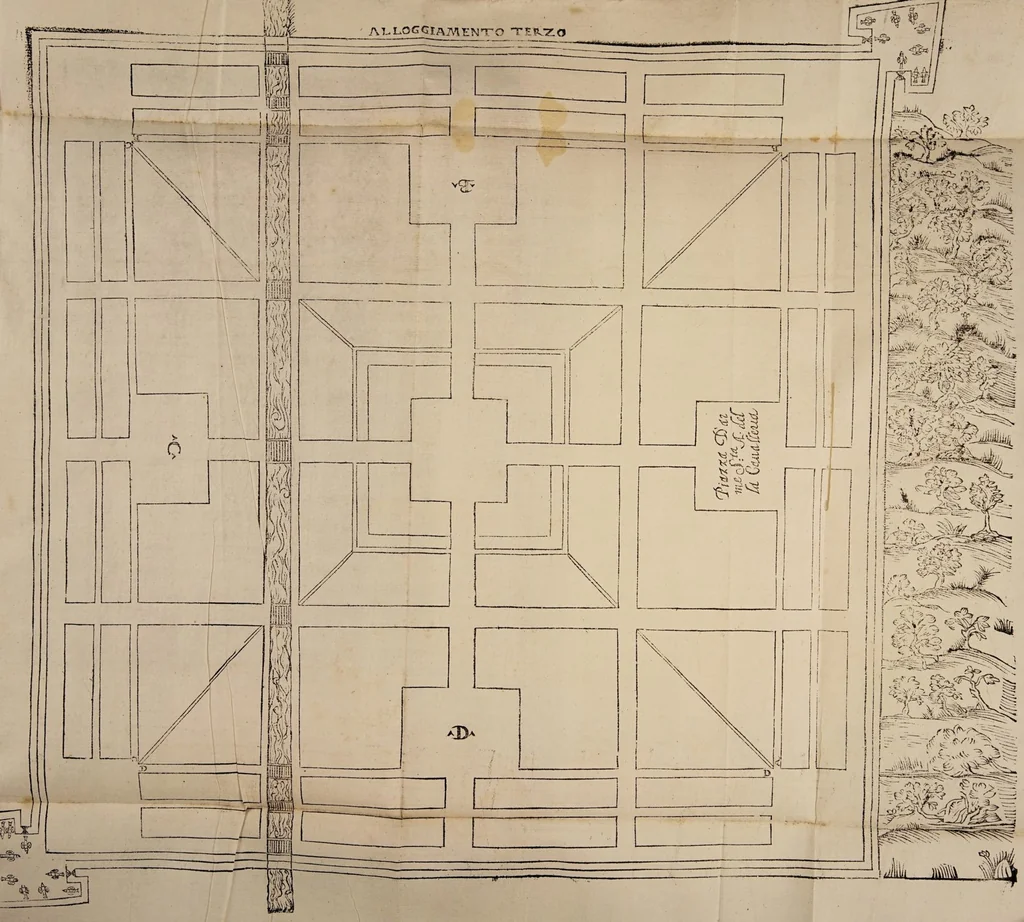 An illustration from Il soldato di Giovanni Altoni fiorentino : della scienza ed arte della guerra, 1604, leaf 129