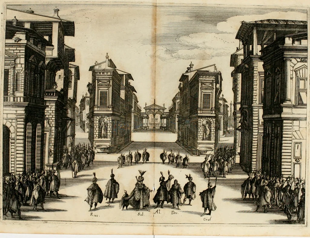 An illustration from Il Solimano : tragedia, 1620, leaf 117