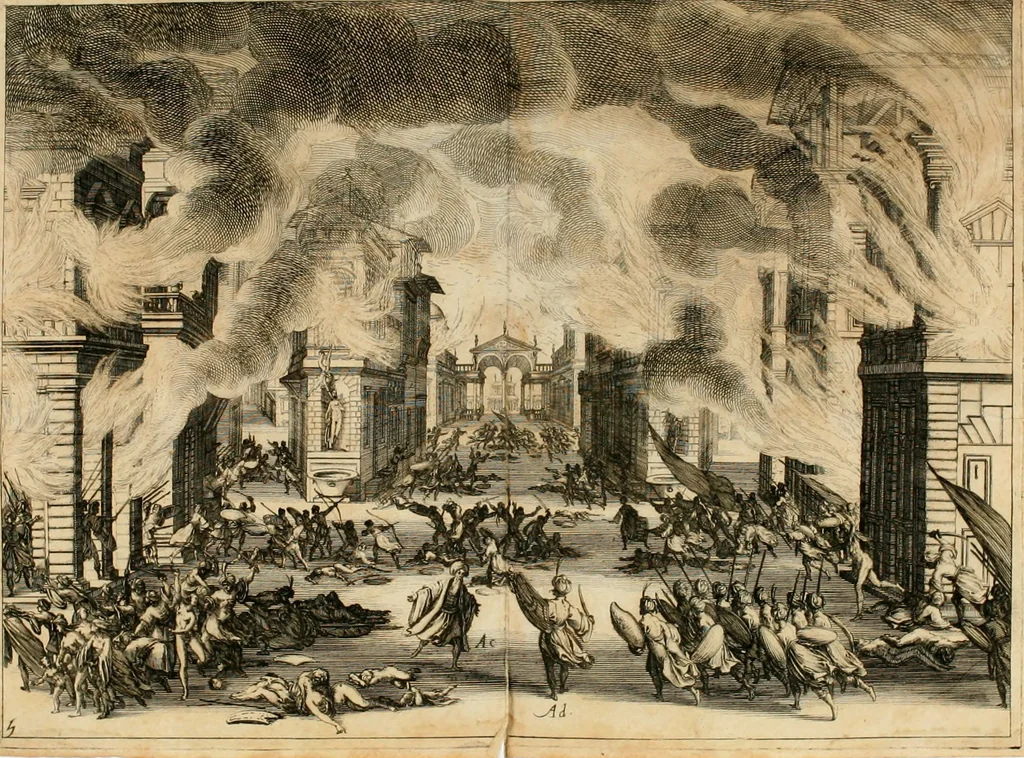 An illustration from Il Solimano : tragedia, 1620, leaf 163