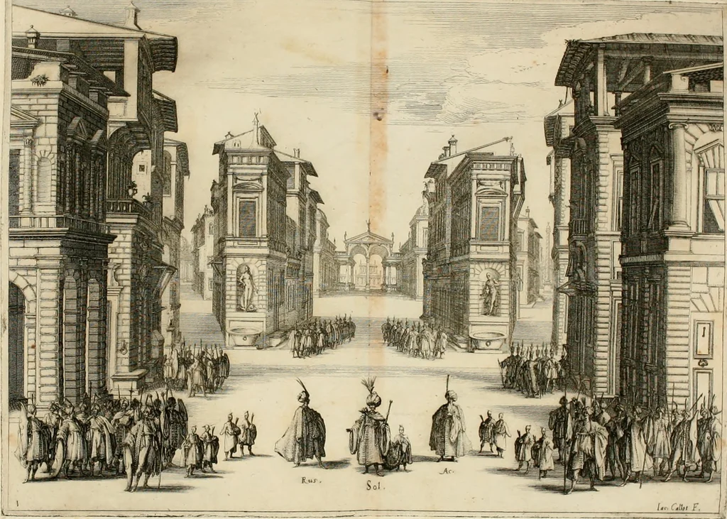 An illustration from Il Solimano : tragedia, 1620, leaf 19
