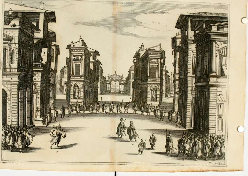 An illustration from Il Solimano : tragedia, 1620, leaf 85