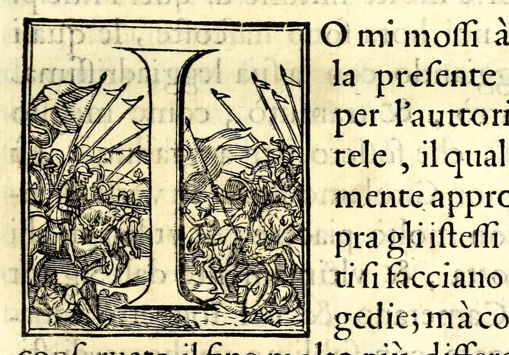 An illustration from Il Tancredi : tragedia, 1605, leaf 5