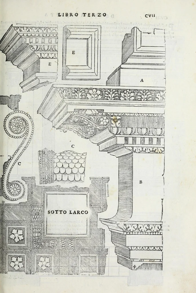 An illustration from Il terzo libro, 1551, leaf 111