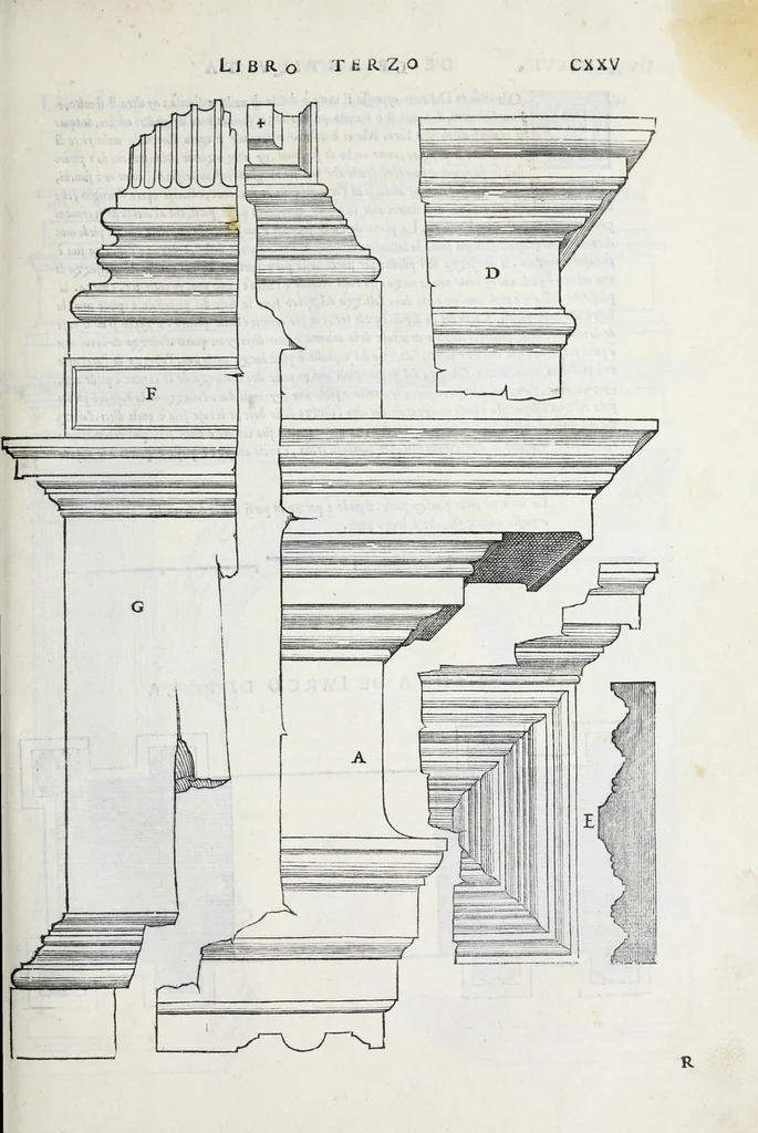 An illustration from Il terzo libro, 1551, leaf 129