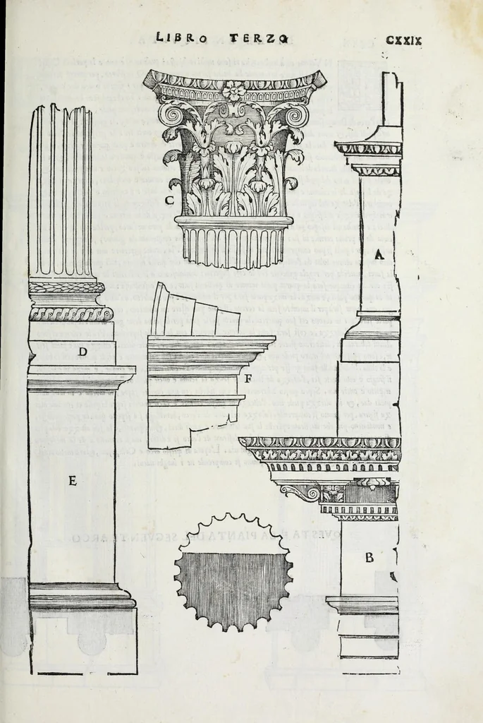 An illustration from Il terzo libro, 1551, leaf 133
