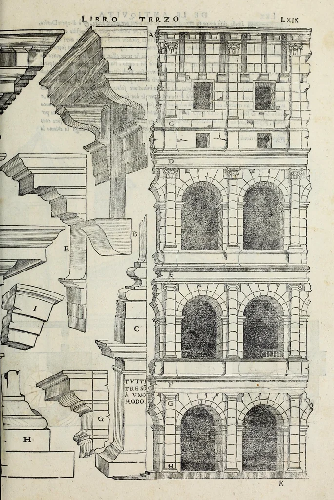 An illustration from Il terzo libro, 1551, leaf 71