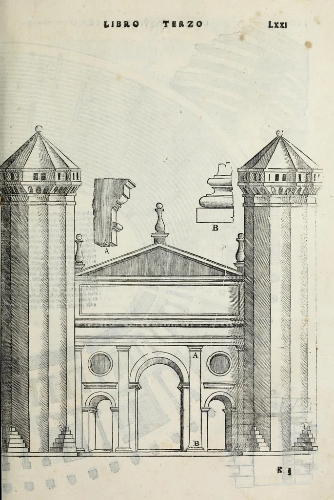 An illustration from Il terzo libro, 1551, leaf 73
