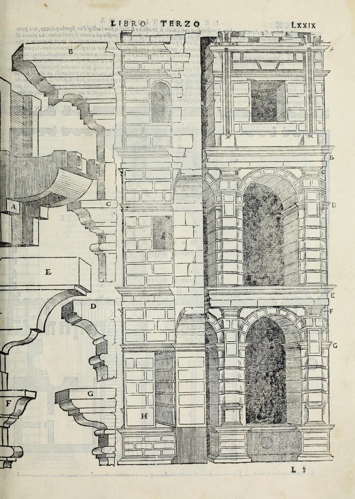 An illustration from Il terzo libro, 1551, leaf 81