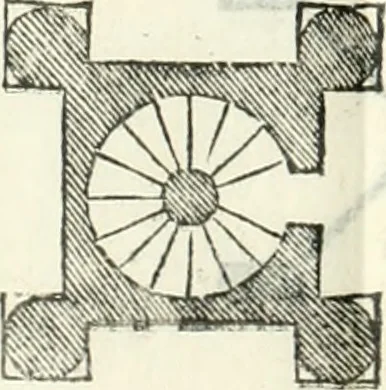 An illustration from Il terzo libro : nel qval si figvrano, e descrivono le antiqvita di Roma, e le altre che sono in Italia e fvori d'Italia ..., 1540, leaf 101