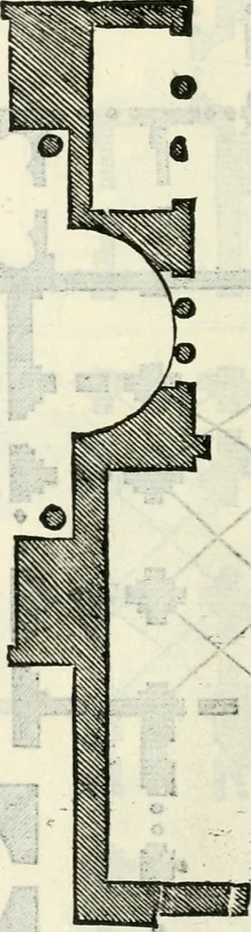 An illustration from Il terzo libro : nel qval si figvrano, e descrivono le antiqvita di Roma, e le altre che sono in Italia e fvori d'Italia ..., 1540, leaf 105