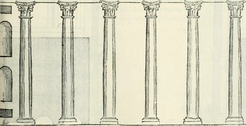 An illustration from Il terzo libro : nel qval si figvrano, e descrivono le antiqvita di Roma, e le altre che sono in Italia e fvori d'Italia ..., 1540, leaf 106