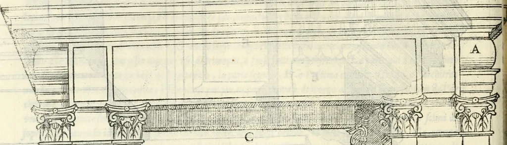 An illustration from Il terzo libro : nel qval si figvrano, e descrivono le antiqvita di Roma, e le altre che sono in Italia e fvori d'Italia ..., 1540, leaf 113