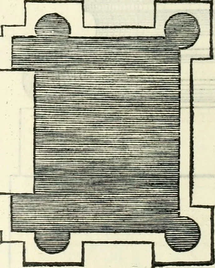 An illustration from Il terzo libro : nel qval si figvrano, e descrivono le antiqvita di Roma, e le altre che sono in Italia e fvori d'Italia ..., 1540, leaf 119